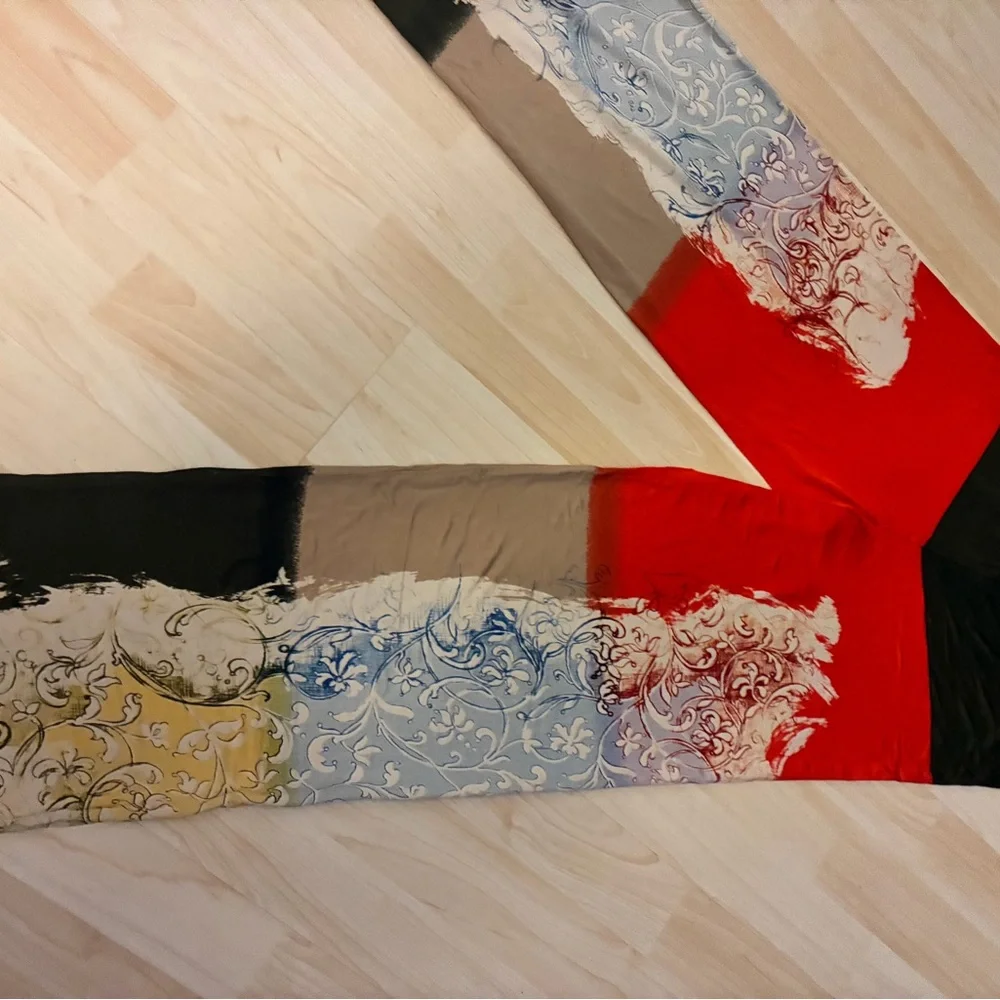 Archival Vintage 90s Jean Paul Gaultier Maille Baroque Colorblock Matching Set